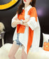 Bicolor Asymmetrical Blouse